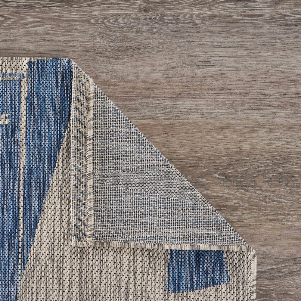 8' X 10' Gray Indoor Outdoor Area Rug