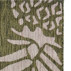 2' X 3' Green Indoor Outdoor Area Rug
