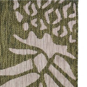 2' X 3' Green Indoor Outdoor Area Rug