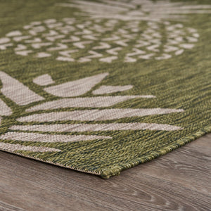 2' X 3' Green Indoor Outdoor Area Rug