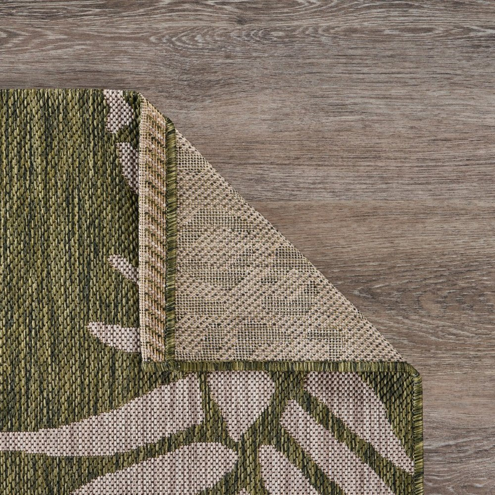 8' X 10' Green Indoor Outdoor Area Rug