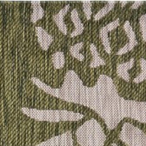 2' X 3' Green Indoor Outdoor Area Rug