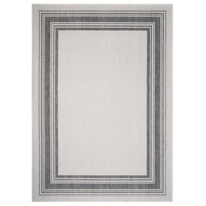 3' X 5' Gray Indoor Outdoor Area Rug