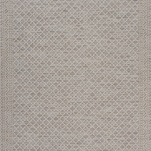 5' X 7' Gray Indoor Outdoor Area Rug