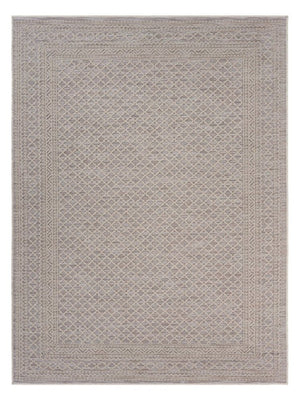 5' X 7' Gray Indoor Outdoor Area Rug
