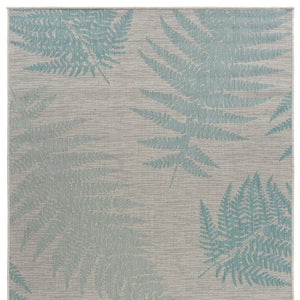 5' X 7' Gray Indoor Outdoor Area Rug
