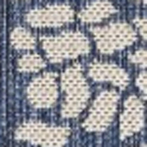 5' X 7' Blue And Gray Indoor Outdoor Area Rug