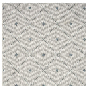 2' X 3' Blue And Gray Indoor Outdoor Area Rug