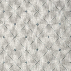 5' X 8' Blue And Gray Indoor Outdoor Area Rug