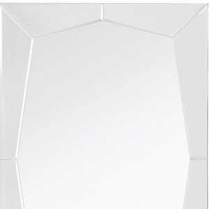 36" Clear Glass Framed Accent Mirror
