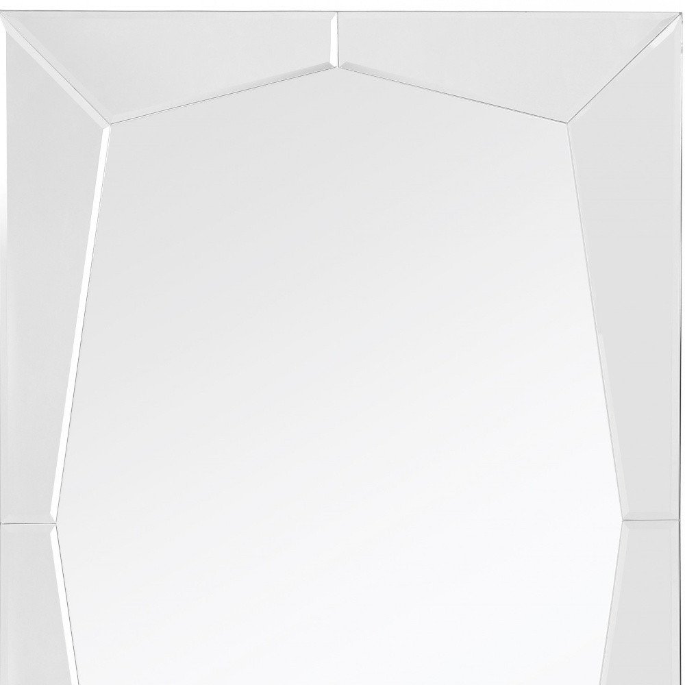 36" Clear Glass Framed Accent Mirror