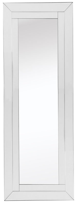 48" Clear Glass Framed Full Length Hanging Mirror