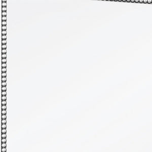 36" Silver Glass Framed Accent Mirror