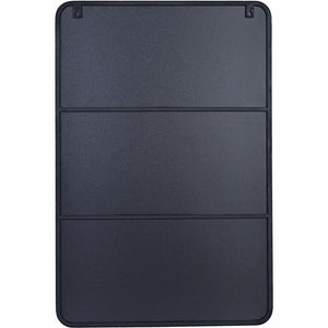 42" Black Metal Framed Accent Mirror