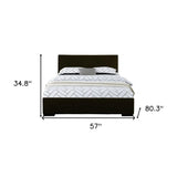 Beige Faux Leather King Bed Frame