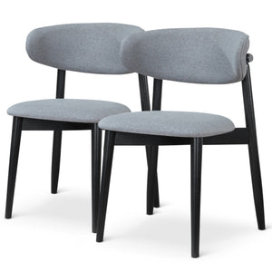 Korbin - Dining Chair (Set of 2) - Gray / Light Gray by Couch.com