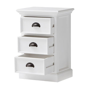 24" Solid Wood and Wood Nightstand