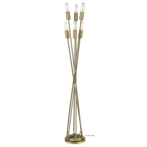 60" Six Light Torchiere Floor Lamp