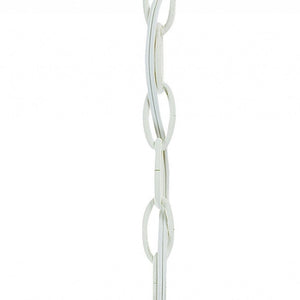 White Glass Globe Hanging Light