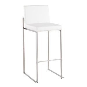 Fuji - Contemporary And Modern Elegance High Back Barstool by Couch.com