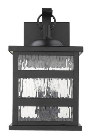 Black And Clear Three Light Transparent Dimmable Outdoor Hanging Lights With Black And Clear Shades