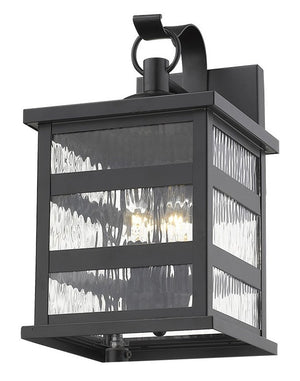 Morris 3-Light Matte Black Wall Light
