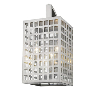 White And Clear Three Light Seeded Dimmable Outdoor Hanging Lights With White And Clear Shades