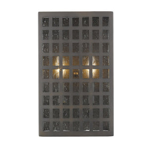 Black And Clear Two Light Seeded Dimmable Outdoor Hanging Lights With Black And Clear Shades