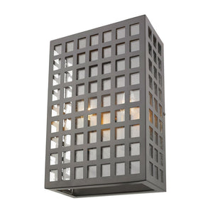 Black And Clear Two Light Seeded Dimmable Outdoor Hanging Lights With Black And Clear Shades