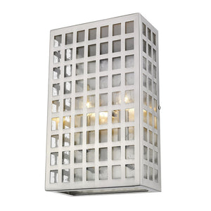 Letzel 2-Light Satin Nickel ADA Wall Sconce