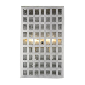 White And Clear Two Light Seeded Dimmable Outdoor Hanging Lights With White And Clear Shades