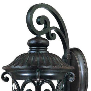 Black And Clear Three Light Seeded Dimmable Outdoor Hanging Lights With Black And Clear Shades