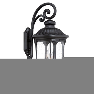 Laurens 3-Light Matte Black Wall Light