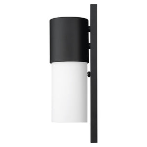 Black Frosted Dimmable Outdoor Hanging Light With Black And White Shades