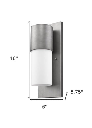 Silver And White Frosted Dimmable Outdoor Hanging Light With Silver And White Shades