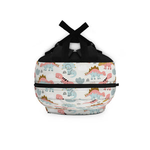 Kids Dinosaur White Backpack