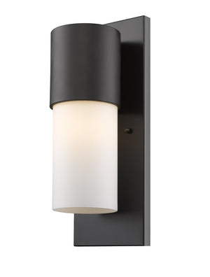 Black And White Frosted Dimmable Outdoor Hanging Light With Black And White Shades