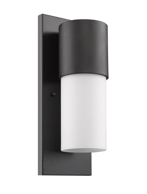 Black And White Frosted Dimmable Outdoor Hanging Light With Black And White Shades
