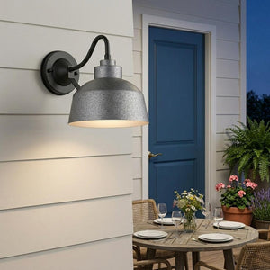 Barnes 1-Light Gray Wall Light