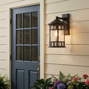 Matte Black Canister Wall Light