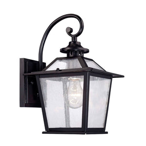 Matte Black Terrarium Shape Wall Light