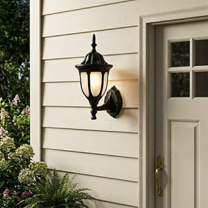 Matte Black Lamp Shape Swing Arm Wall Light