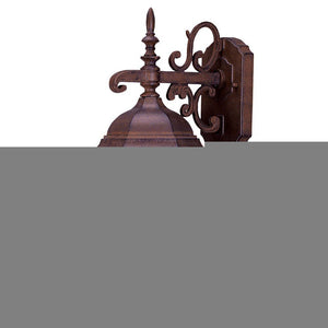 Narrow Brown Domed Hanging Lantern Wall Light
