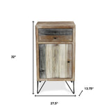 32" Brown End Table