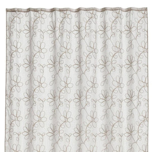 72" Linen Polyester Shower Curtain