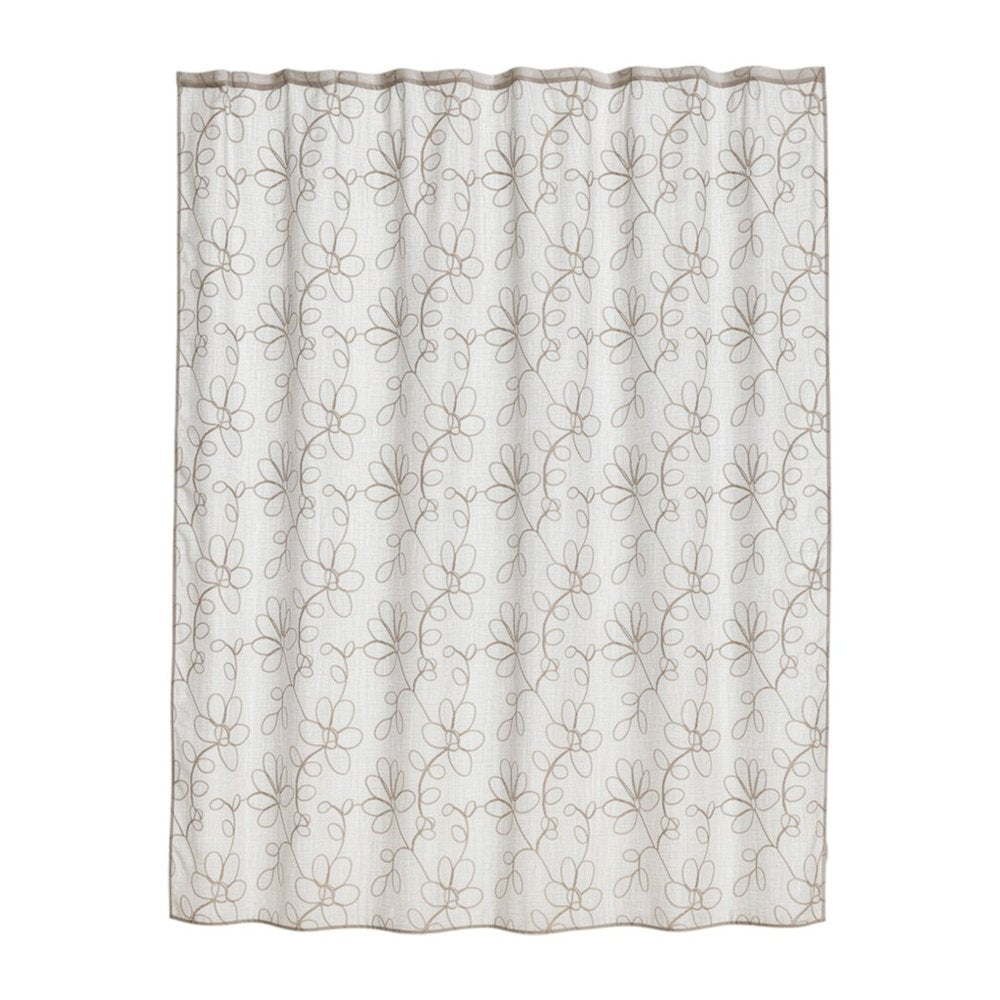 72" Linen Polyester Shower Curtain