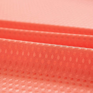 Coral Sheer and Grid Shower Curtain and Liner Set