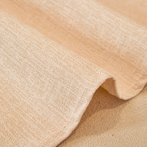 Natural Textured Linen Couch Cover, Breathable & Hypoallergenic Furniture Protector