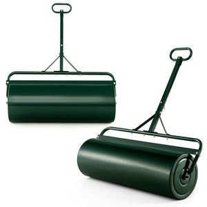 39 Inch Wide Push/Tow Lawn Roller-Green