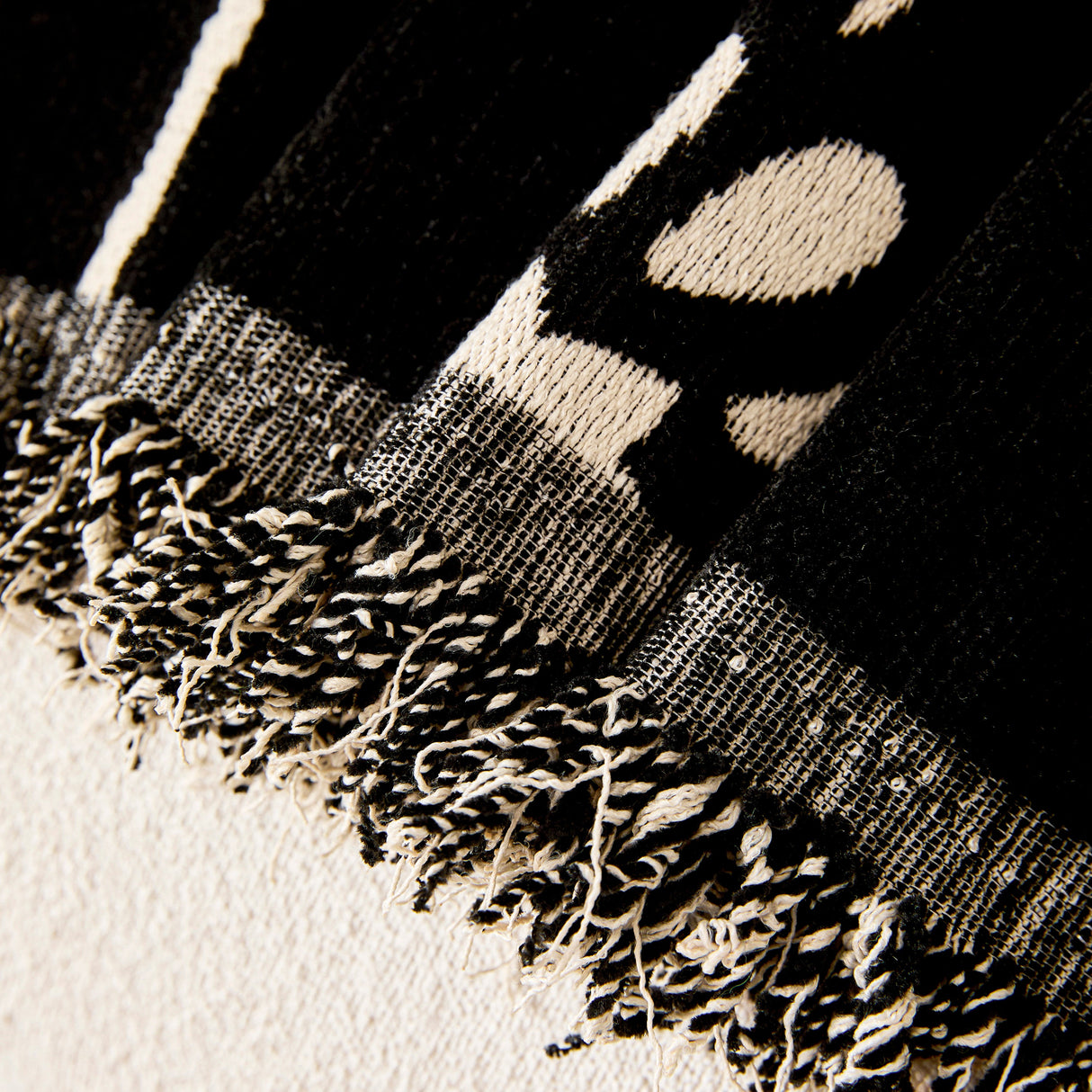 Chenille Jacquard Sofa Throw Cover with Tassel Soft Thick Couch Protector Blanket